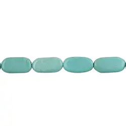141550209120 Strand rectangle flat, Turquoise (stab.), 20 x 10mm | Marco Schreier