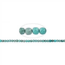 141550209220 cubo de filamento, Turquesa (estabilizado), facetado, 05mm (38cm) | Marco Schreier