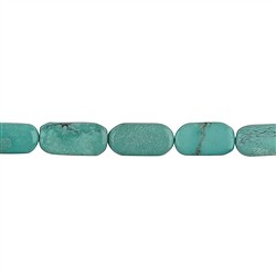 141550307820 Strang Linse flach, T&#xFC;rkis (stab.), 14 x 10mm | Edelsteine, Heilsteine &amp; Schmuck