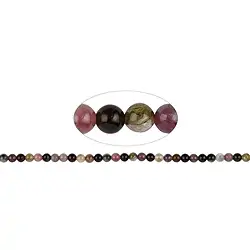 141560100320 Strang Kugeln, Turmalin (bunt), 04mm (39cm) | Edelsteine, Heilsteine & Schmuck