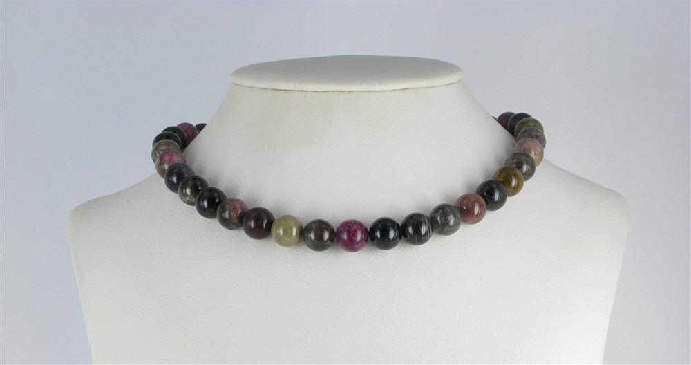 Rang de colliers boules, Tourmaline (polychrome), 11-12mm | Marco Schreier