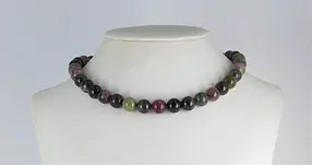 Rang de colliers boules, Tourmaline (polychrome), 11-12mm | Marco Schreier
