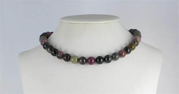 Rang de colliers boules, Tourmaline (polychrome), 11-12mm | Marco Schreier