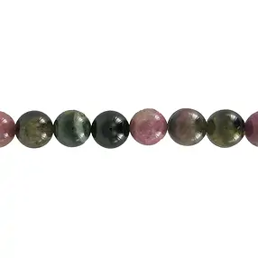 Rang de colliers boules, Tourmaline (polychrome), 11-12mm | Marco Schreier