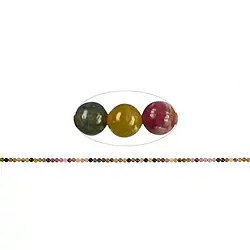 141560108322 Strang Kugeln, Turmalin (bunt) A-/B+, 02,25mm | Edelsteine, Heilsteine & Schmuck