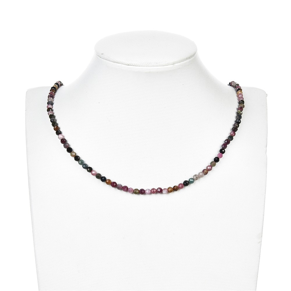 Strang Kugeln, Turmalin (bunt), facettiert, 04,5mm | Marco Schreier