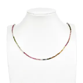 Rang de colliers boules, Tourmaline (polychrome), facettes, 02,5mm | Marco Schreier