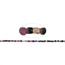 141560209720 Strang Würfel, Turmalin (bunt), 02,5mm (39cm) | Edelsteine, Heilsteine & Schmuck