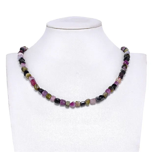 Rang de colliers, Tourmaline (polychrome), 06 x 07mm (39cm) | Marco Schreier