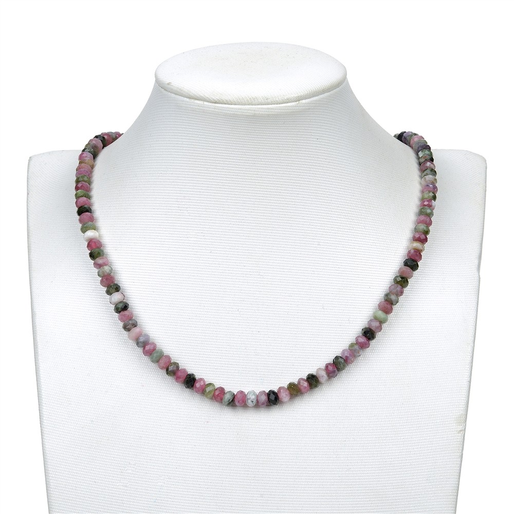 Filo di bottoni, Tormalina (colorata), sfaccettato, 04 x 06 mm | Marco Schreier