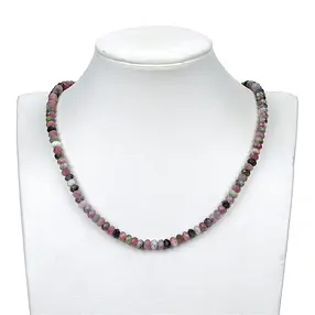 Strang Button, Turmalin (bunt), facettiert, 04 x 06mm | Marco Schreier