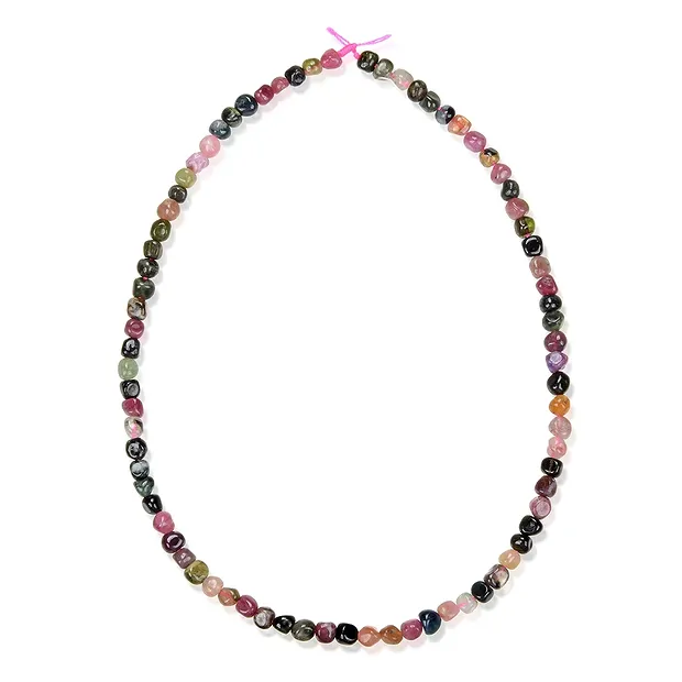 Strang Nuggets, Turmalin (bunt), 05 - 06mm | GH Edelsteine, Heilsteine & Schmuck
