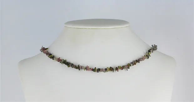 Rang de colliers Chips, Tourmaline (polychrome), 05 x 08mm (88cm) | Marco Schreier