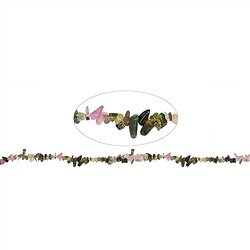 141560609321 Filo di scaglie, Tormalina (colorata), 05 x 08 mm (88 cm) | Marco Schreier