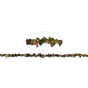 Strand splinter, Tourmaline (multicolour), 03-05mm (39cm) (3 pcs./ PU) | Marco Schreier