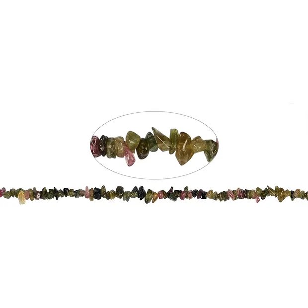 Rangs de colliers, Tourmaline (polychrome), 03-05mm (39cm) (3 pcs/UC) | Marco Schreier