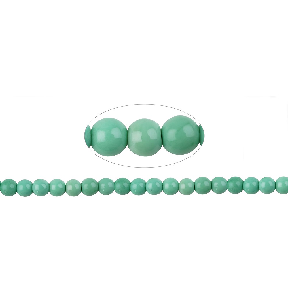 Strang Kugeln, Variscit AA (stab.), 08mm | GH Edelsteine, Heilsteine & Schmuck