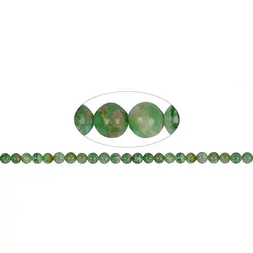 Rang de collier boules, Variscite (stab.), 08mm | Marco Schreier