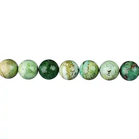 String Beads, Variscite A (stab.), 10mm | wholesaler gems & healing stones