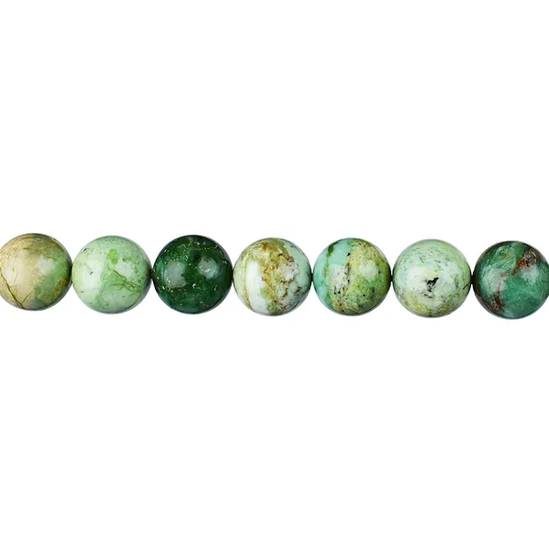 String Beads, Variscite A (stab.), 10mm | wholesaler gems & healing stones