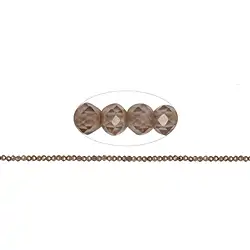 141620104020 Rang de colliers boules, Zircon (naturel), 02mm, facetté | Marco Schreier