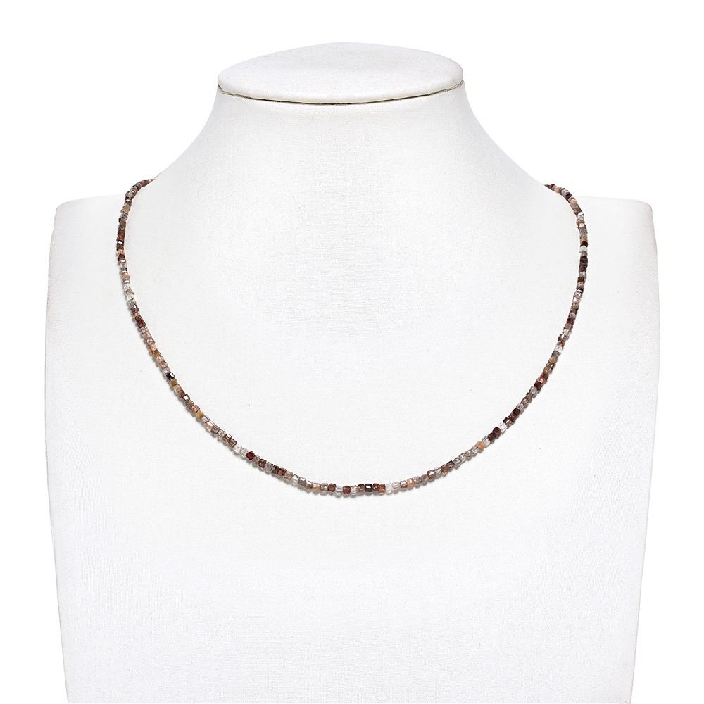 Strang Würfel, Zirkon (natur), 02mm, facettiert (39cm) | Marco Schreier