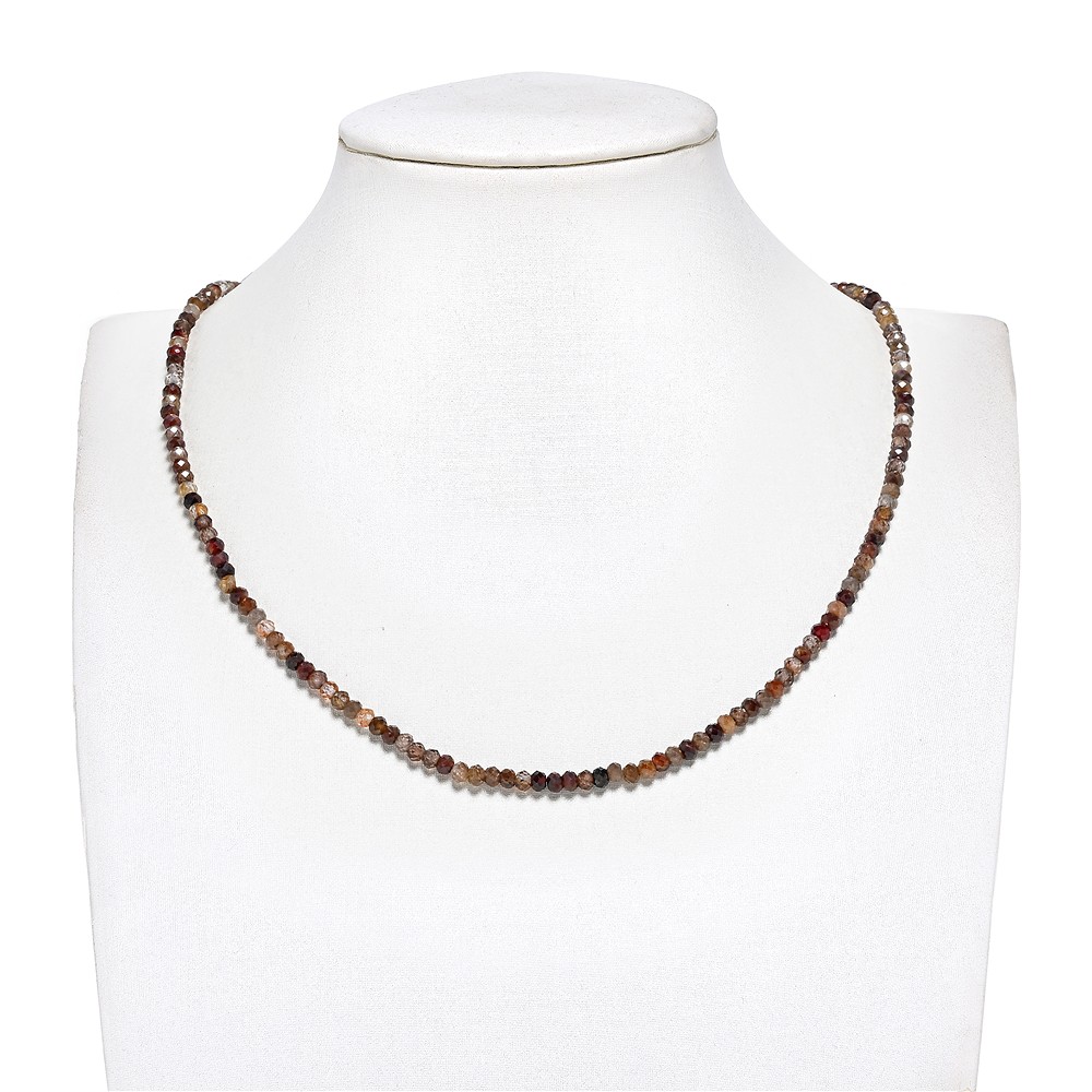 Rang de colliers, Zircon (naturel), 03 x 04mm (39cm) | Marco Schreier