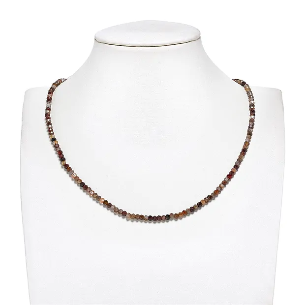 Button strand, Zircon (natural), 03 x 04mm (39cm) | Marco Schreier