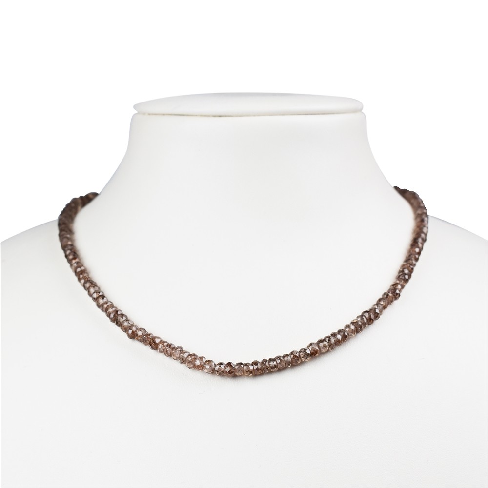 Strang Button, Zirkon (natur), facettiert, 02 x 03mm | Marco Schreier