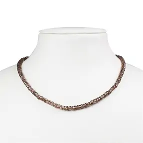 Button strand, Zircon (natural), faceted, 02 x 03mm | Marco Schreier