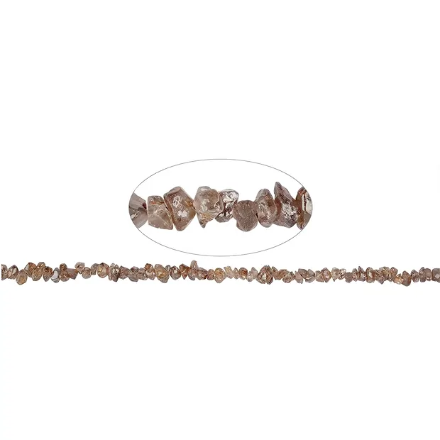 Strand of crystals, Zircon (natural), 06mm | wholesaler gems & healing stones