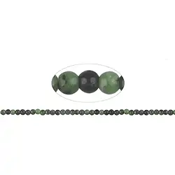 141630100320 Filo di perle, Zoisite con Rubino, 04mm | grossista gemme e pietre curative