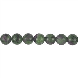 141630100920 Rang de collier boules, Zoïsite avec du rubis, 10mm | Marco Schreier