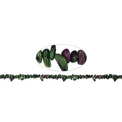 141630619320 Rangs de colliers, Zoïsite avec du rubis, 01-03 x 03-08mm (88cm) | Marco Schreier