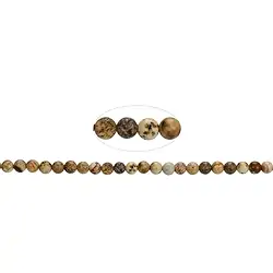 141640100320 Cuentas preciosas, Jaspe (jaspe paisaje), 04mm (39cm) | Marco Schreier