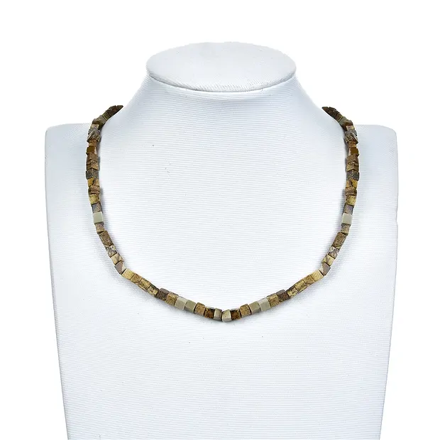 Strand cube, Jasper (Landscape), 04mm (39cm) | wholesaler gems & healing stones