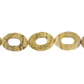 Cornice a fili ritorti, diaspro (diaspro paesaggistico), 30 x 20 mm | Marco Schreier