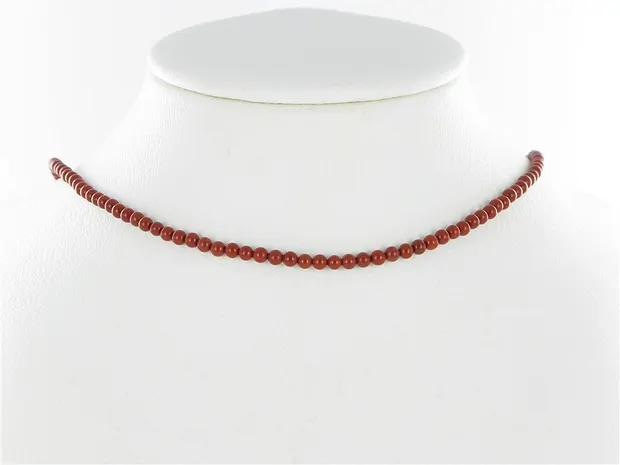 String Beads, Jasper (red), 03mm | wholesaler gems, healing stones & jewelry