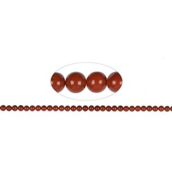 141650100520 String Beads, Jasper (red), 06mm | wholesaler gems, healing stones & jewelry
