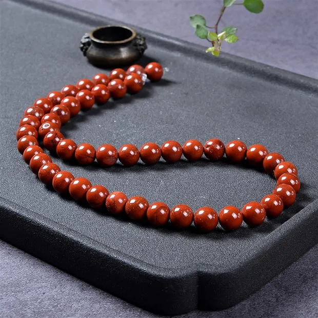 Strang Kugeln, Jaspis (rot), 08mm | Großhändler Edelsteine, Heilsteine & Schmuck