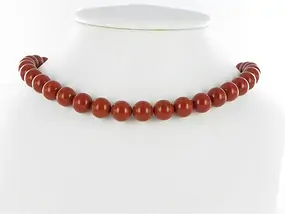 Filo di perline, Diaspro (rosso), 10 mm | grossista gemme e pietre curative