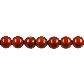 Filo di perline, Diaspro (rosso), 10 mm | grossista gemme e pietre curative