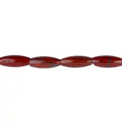 141650510720 Spindle strand, Jasper (red), 35 x 13mm | wholesaler gems & healing stones