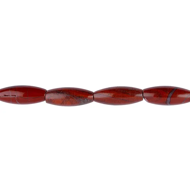 Strang Spindel, Jaspis (rot), 35 x 13mm | GH Edelsteine, Heilsteine & Schmuck