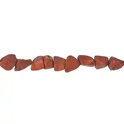 141650608900 Strand of nuggets, rough, Jasper (red), 10-14mm | gems, healing stones & jewelry