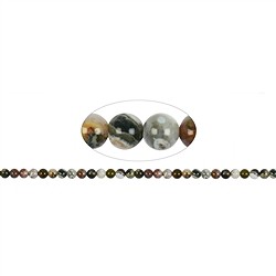 141690100520 String Beads, Ocean Jasper, 06mm | wholesaler gems, healing stones &amp; jewelry