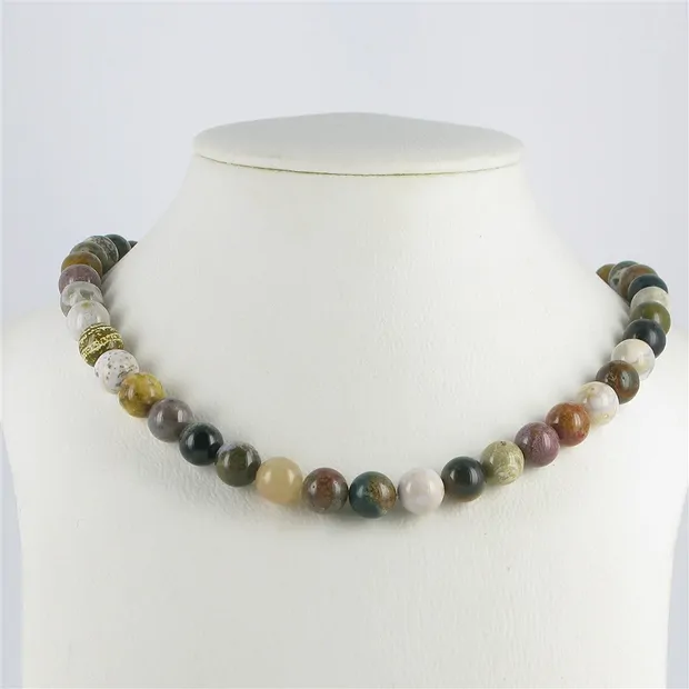 Strang Kugeln, Ozeanjaspis, 10mm | Großhändler Edelsteine, Heilsteine & Schmuck