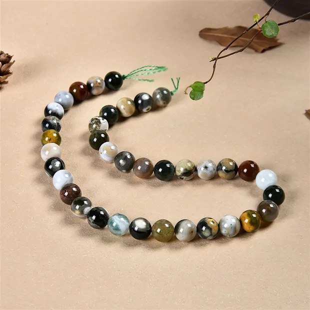 String Beads, Ocean Jasper, 10mm | wholesaler gems, healing stones & jewelry