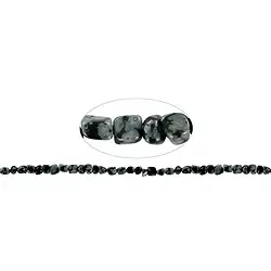 141710604720 Tiras de pepitas, Obsidiana (obsidiana nevada), 03 - 05mm | Marco Schreier