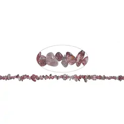 141720630620 Strang Chips, Erdbeerquarz, 05 - 08mm (80cm) | Edelsteine, Heilsteine & Schmuck